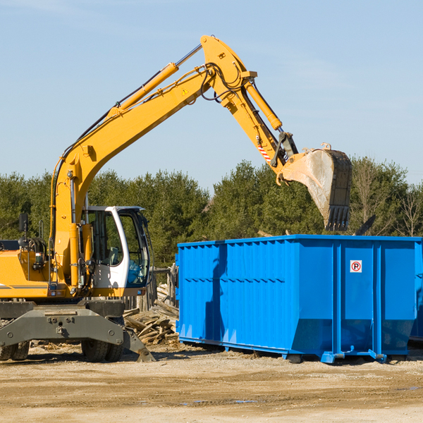 are there any restrictions on where a residential dumpster can be placed in Woodburn Virginia